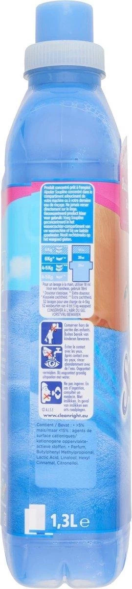 Soupline Hemels Fris Geconcentreerde Wasverzachter 6 X 52 Wasbeurten - Voordeelverpakking 6 Soupline Hemels Fris Geconcentreerde Wasverzachter 6 X 52 Wasbeurten - Voordeelverpakking - Afbeelding 4