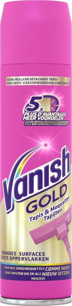 Vanish Gold Mousse Voor Tapijt Vlekkenverwijderaar - 600 Ml 13 Vanish Gold Mousse Voor Tapijt Vlekkenverwijderaar - 600 Ml -Kruideniers Winkel 284x1200 1