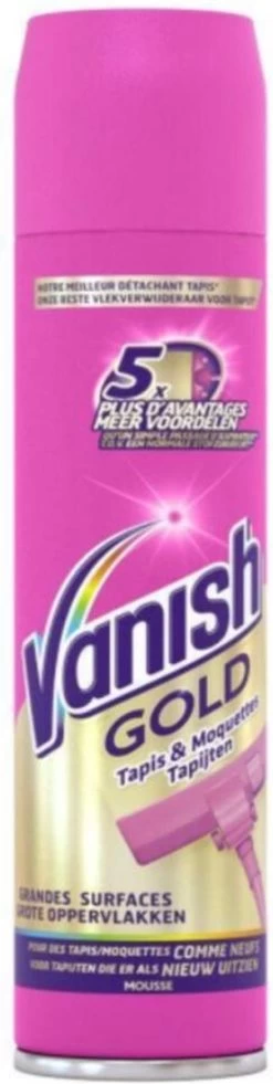 Vanish Gold Mousse Voor Tapijt Vlekkenverwijderaar - 600 Ml 10 Vanish Gold Mousse Voor Tapijt Vlekkenverwijderaar - 600 Ml -Kruideniers Winkel 302x1200