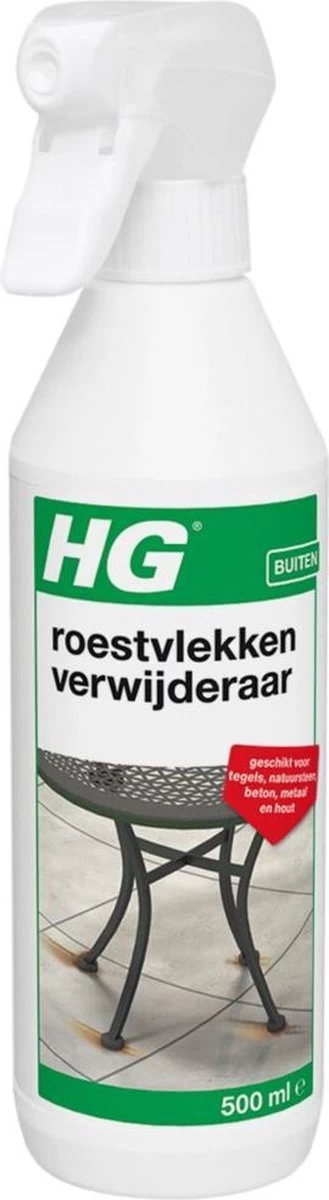 HG Roestvlekken Verwijderaar - 500ml - Veilig In Gebruik - Voor Alle Natuursteensoorten, Alle Houtsoorten, Keramische Tegels, Dakpannen - 3 HG Roestvlekken Verwijderaar - 500ml - Veilig In Gebruik - Voor Alle Natuursteensoorten, Alle Houtsoorten, Keramische Tegels, Dakpannen -
