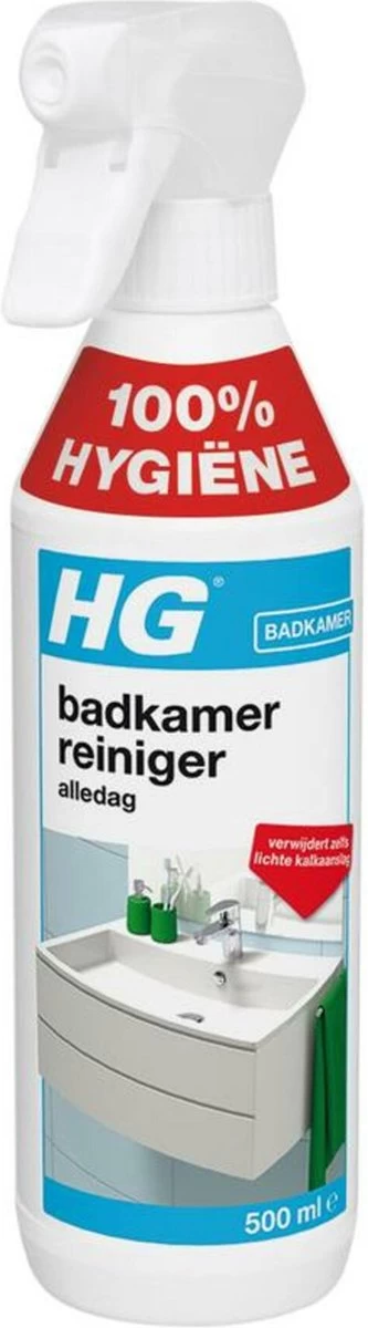 HG Badkamerreiniger Alledag - 500ml - Verwijdert Zeepresten, Huidvetten En Lichte Kalkaanslag 10 HG Badkamerreiniger Alledag - 500ml - Verwijdert Zeepresten, Huidvetten En Lichte Kalkaanslag - Afbeelding 8