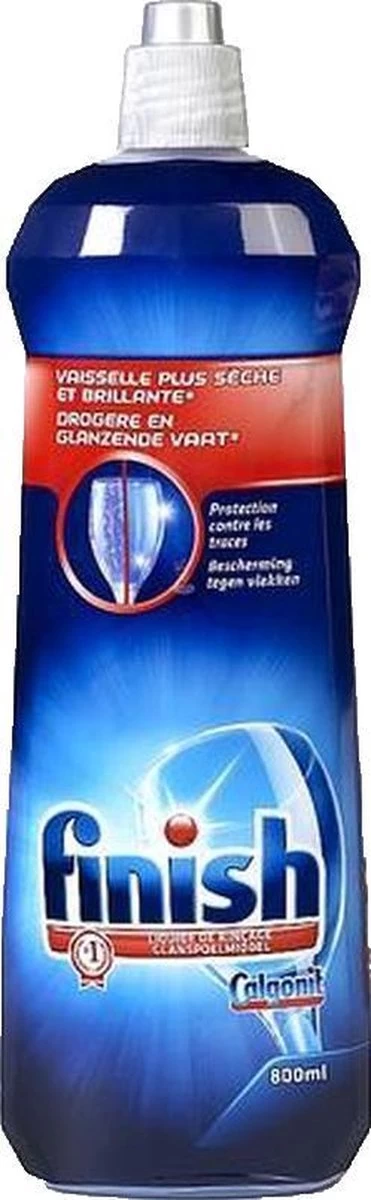 Finish - Glansspoelmiddel Vaatwas - Regular - 4 X 800 Ml - Voordeelverpakking 4 Finish - Glansspoelmiddel Vaatwas - Regular - 4 X 800 Ml - Voordeelverpakking - Afbeelding 2