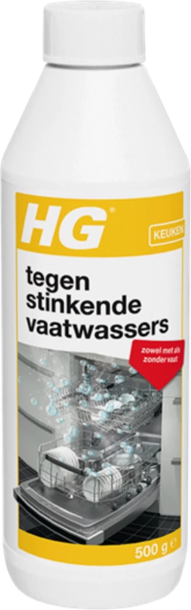 HG Tegen Stinkende Vaatwassers - 500gr - Voor Een Schone En Fris Ruikende Vaatwasser - Voor 12 Behandelingen 3 HG Tegen Stinkende Vaatwassers - 500gr - Voor Een Schone En Fris Ruikende Vaatwasser - Voor 12 Behandelingen