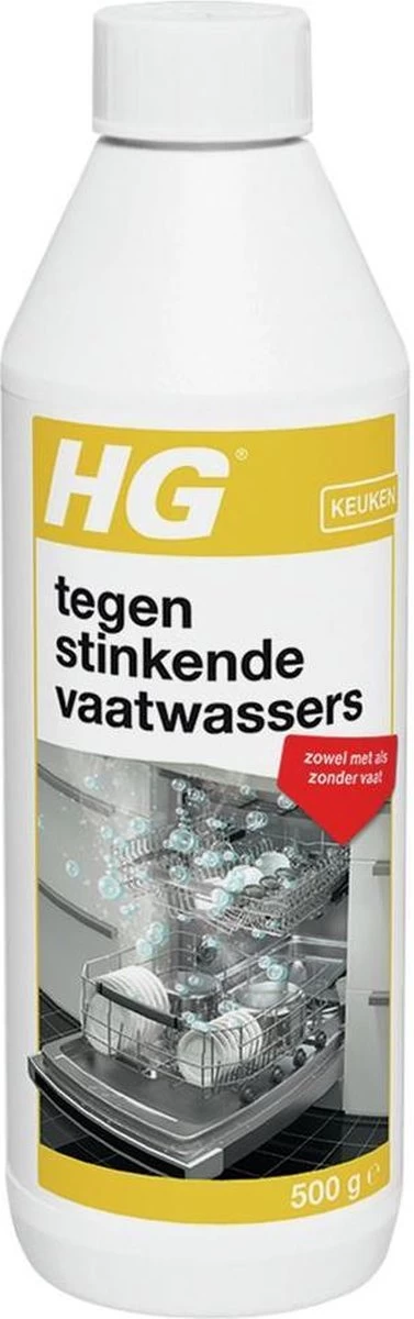 HG Tegen Stinkende Vaatwassers - 500gr - Voor Een Schone En Fris Ruikende Vaatwasser - Voor 12 Behandelingen 6 HG Tegen Stinkende Vaatwassers - 500gr - Voor Een Schone En Fris Ruikende Vaatwasser - Voor 12 Behandelingen - Afbeelding 4