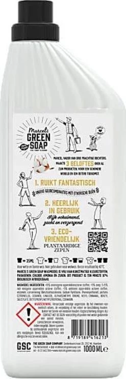 Marcel's Green Soap Wasmiddel Vanille & Katoen - 19 Wasbeurten - 1 Liter - Palmolievrij 17 Marcel's Green Soap Wasmiddel Vanille & Katoen - 19 Wasbeurten - 1 Liter - Palmolievrij -Kruideniers Winkel 400x1200