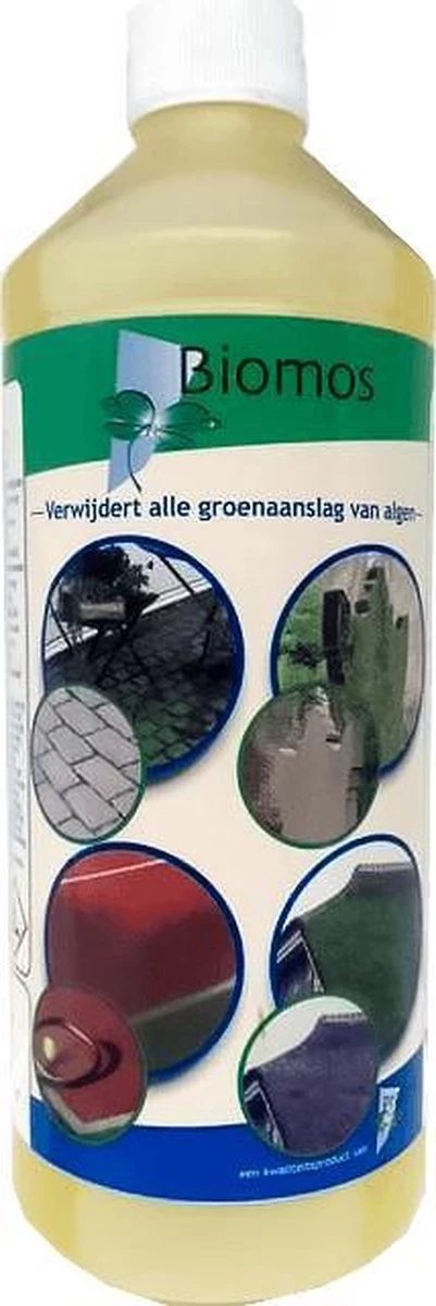 Universeel Reiniger Verwijdert Algen & Mossen Biomos 3 Universeel Reiniger Verwijdert Algen & Mossen Biomos