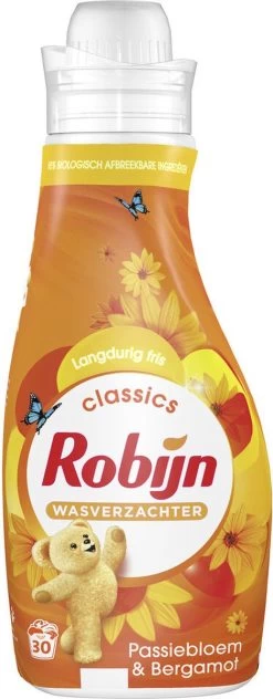 Robijn Classics Passiebloem & Bergamot Wasverzachter - 8 X 30 Wasbeurten - Voordeelverpakking 21 Robijn Classics Passiebloem & Bergamot Wasverzachter - 8 X 30 Wasbeurten - Voordeelverpakking -Kruideniers Winkel 469x1200 1