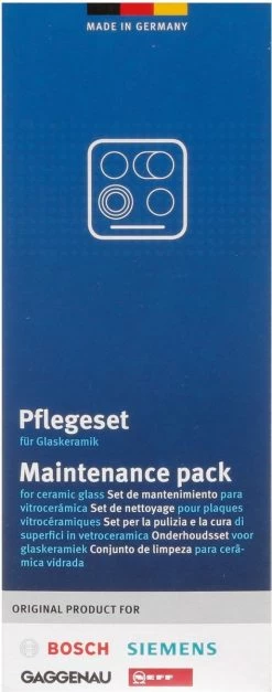 Bosch / Siemens Kookplaat Onderhoudsset - Onderhoudsset Voor Keramische Oppervlakken -Kruideniers Winkel 473x1200