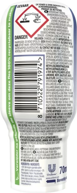 Cif Power & Shine Badkamer Ecorefill Capsule - 10 X 70 Ml - Voordeelverpakking -Kruideniers Winkel 478x1200 5