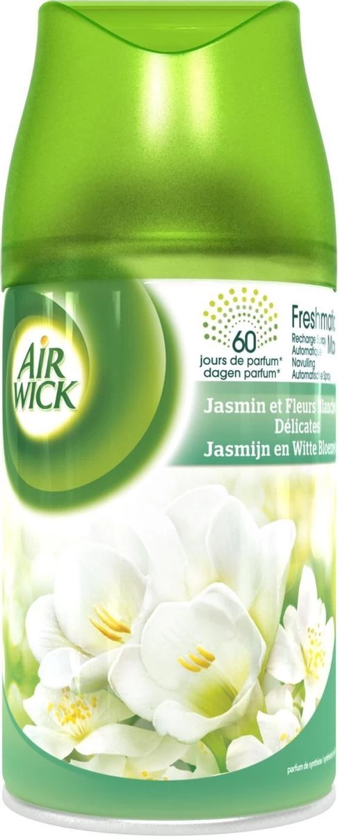 Air Wick Luchtverfrisser Navulling Freshmatic Jasmijn & Witte Bloemen 6 X 250 Ml 4 Air Wick Luchtverfrisser Navulling Freshmatic Jasmijn & Witte Bloemen 6 X 250 Ml - Afbeelding 2