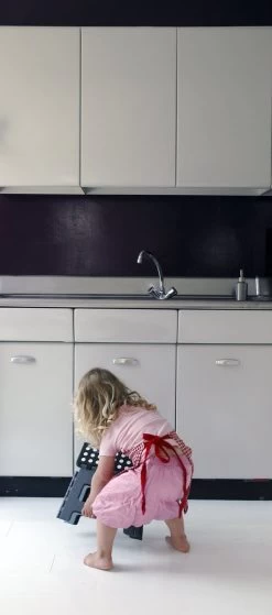 PUHLMANN - Inklapbare Kruk, JAMES, Plastic, Grijs, 22 Cm Hoog, Max 100 Kilo -Kruideniers Winkel 530x1200