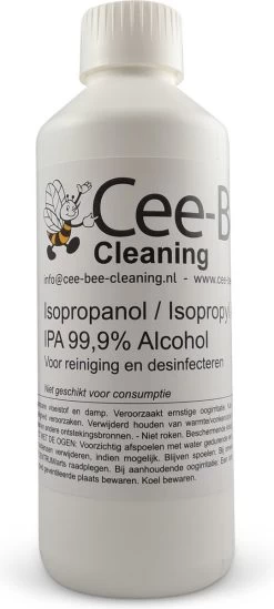 Cee-Bee Isopropanol | Isopropyl | IPA 99.9% Alcohol | 1000 Ml | 3 Flessen á 1 Liter | 3 Liter -Kruideniers Winkel 540x1200