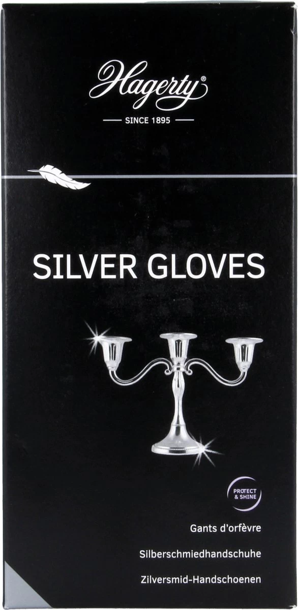 Hagerty Silver Gloves - Geïmpregneerde Handschoenen Voor Het Reinigen Van Zilver En Verzilverde Items 3 Hagerty Silver Gloves - Geïmpregneerde Handschoenen Voor Het Reinigen Van Zilver En Verzilverde Items