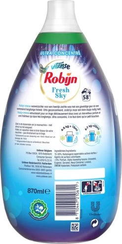 Robijn Wasverzachter Sky Voordeelverpakking 6 X 870ml -Kruideniers Winkel 600x1200