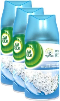 AIRWICK Freshmatic Automatische Spray Refill Frisse Linnen & Witte Bloemen Krimp - (3x250ml) 9 AIRWICK Freshmatic Automatische Spray Refill Frisse Linnen & Witte Bloemen Krimp - (3x250ml) -Kruideniers Winkel 712x1200 1