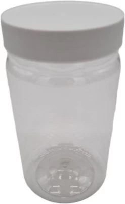 Ariko Jar | Lichtgewicht Kunststof Pot Met Schroefdeksel | 750ml | Potje Met Witte Deksel | Voorraadpot | Hervulbaar -Kruideniers Winkel 733x1200 1