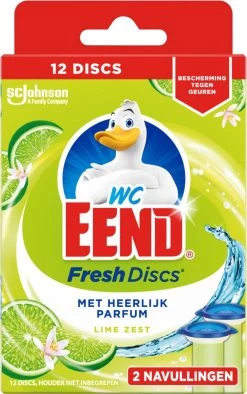 WC Eend Fresh Discs Navul Duo Lime 72 Ml 13 WC Eend Fresh Discs Navul Duo Lime 72 Ml -Kruideniers Winkel 752x1200