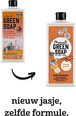 Marcel's Green Soap Afwasmiddel Sinaasappel & Jasmijn - 500 Ml -Kruideniers Winkel 789x1200
