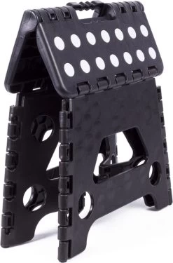 Opvouwbare Kruk - Keukentrap - Zwart -Kruideniers Winkel 791x1200