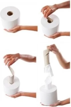 Poetsrol Tork M2 121206 2-laags - 20cm X 160m - 6 Rollen -Kruideniers Winkel 801x1200