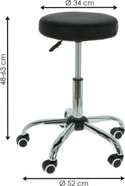 Alora Tabouret Op Wielen - Zadelkruk - Zwart - Kruk – Kapperskruk - Draaikruk - Werkkruk - Verstelbaar 10 Alora Tabouret Op Wielen - Zadelkruk - Zwart - Kruk – Kapperskruk - Draaikruk - Werkkruk - Verstelbaar -Kruideniers Winkel 809x1200 1