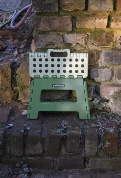 PUHLMANN - Inklapbare Kruk, JAMES, Plastic, Groen, 22 Cm Hoog, Max 100kilo -Kruideniers Winkel 819x1200