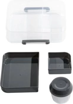 Lunchbox - Broodtrommel Inclusief Sausbeker - 3 Compartimenten - Saladebox - Brooddoos Met Yoghurtpotje 11 Lunchbox - Broodtrommel Inclusief Sausbeker - 3 Compartimenten - Saladebox - Brooddoos Met Yoghurtpotje -Kruideniers Winkel 849x1200