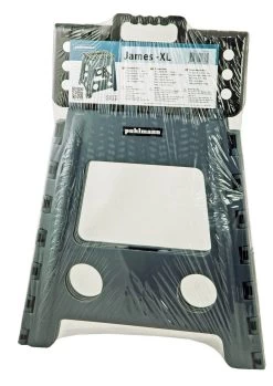 PUHLMANN - Inklapbare Kruk, JAMES, Plastic, Grijs, 40 Cm Hoog, Max 90 Kilo -Kruideniers Winkel 850x1200 1