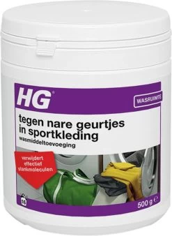 HG Tegen Nare Geurtjes In Sportkleding Wasmiddeltoevoeging - 500gr - Ook Bruikbaar Voor Handdoeken En Andere Kleding - Elimineert 100% Stankmoleculen - Biologisch Afbreekbaar 7 HG Tegen Nare Geurtjes In Sportkleding Wasmiddeltoevoeging - 500gr - Ook Bruikbaar Voor Handdoeken En Andere Kleding - Elimineert 100% Stankmoleculen - Biologisch Afbreekbaar -Kruideniers Winkel 877x1200 1