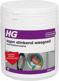 HG Tegen Stinkend Wasgoed Wasmiddeltoevoeging - 500gr - Verwijdert Stankmoleculen - Voor 16 Wasbeurten -Kruideniers Winkel 877x1200 2