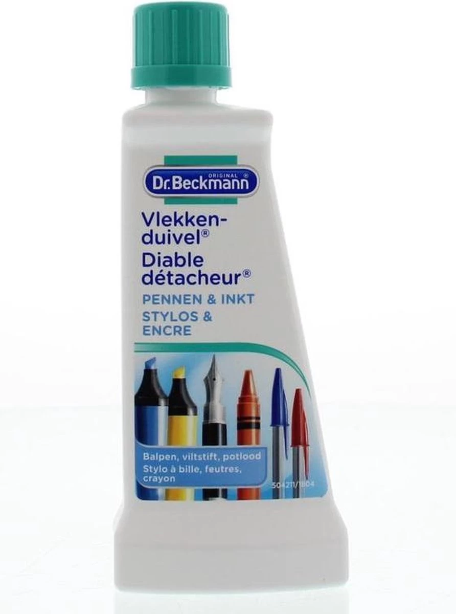 Dr. Beckmann Vlekkenduivel Pennen En Inkt 50 Ml 5 Dr. Beckmann Vlekkenduivel Pennen En Inkt 50 Ml - Afbeelding 3