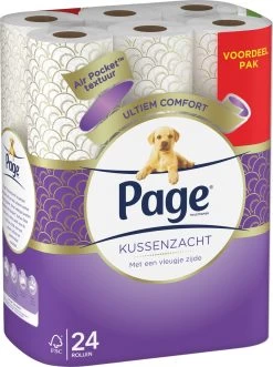 Page Toiletpapier - Kussenzacht Wc Papier - Voordeelverpakking - 24 Rollen -Kruideniers Winkel 895x1200 1