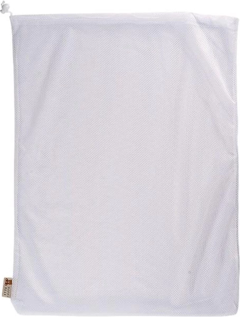 HappyBear | Wasnet | 45cm X 60cm | Afsluitbaar Trekkoord | Mesh Stof | Inhoud - 10-15 Wasbare Luiers 4 HappyBear | Wasnet | 45cm X 60cm | Afsluitbaar Trekkoord | Mesh Stof | Inhoud - 10-15 Wasbare Luiers - Afbeelding 2