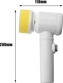 V&P Magic Brush - Elektrische Multifunctionele Schoonmaakborstel - 3 Opzetstukken - Wasborstel - Poetsmachine - Schrobborstel - Handborstel - Werkborstel - Schrobber - Boorborstel - Schoonmaakmiddelen - Reinigingsborstel -Kruideniers Winkel 913x1200 2