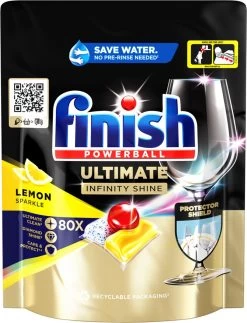 Finish Ultimate Infinity Shine Citroen Vaatwastabletten - 80 Capsules 27 Finish Ultimate Infinity Shine Citroen Vaatwastabletten - 80 Capsules -Kruideniers Winkel 917x1200 1