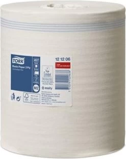 Poetsrol Tork M2 121206 2-laags - 20cm X 160m - 6 Rollen -Kruideniers Winkel 951x1200