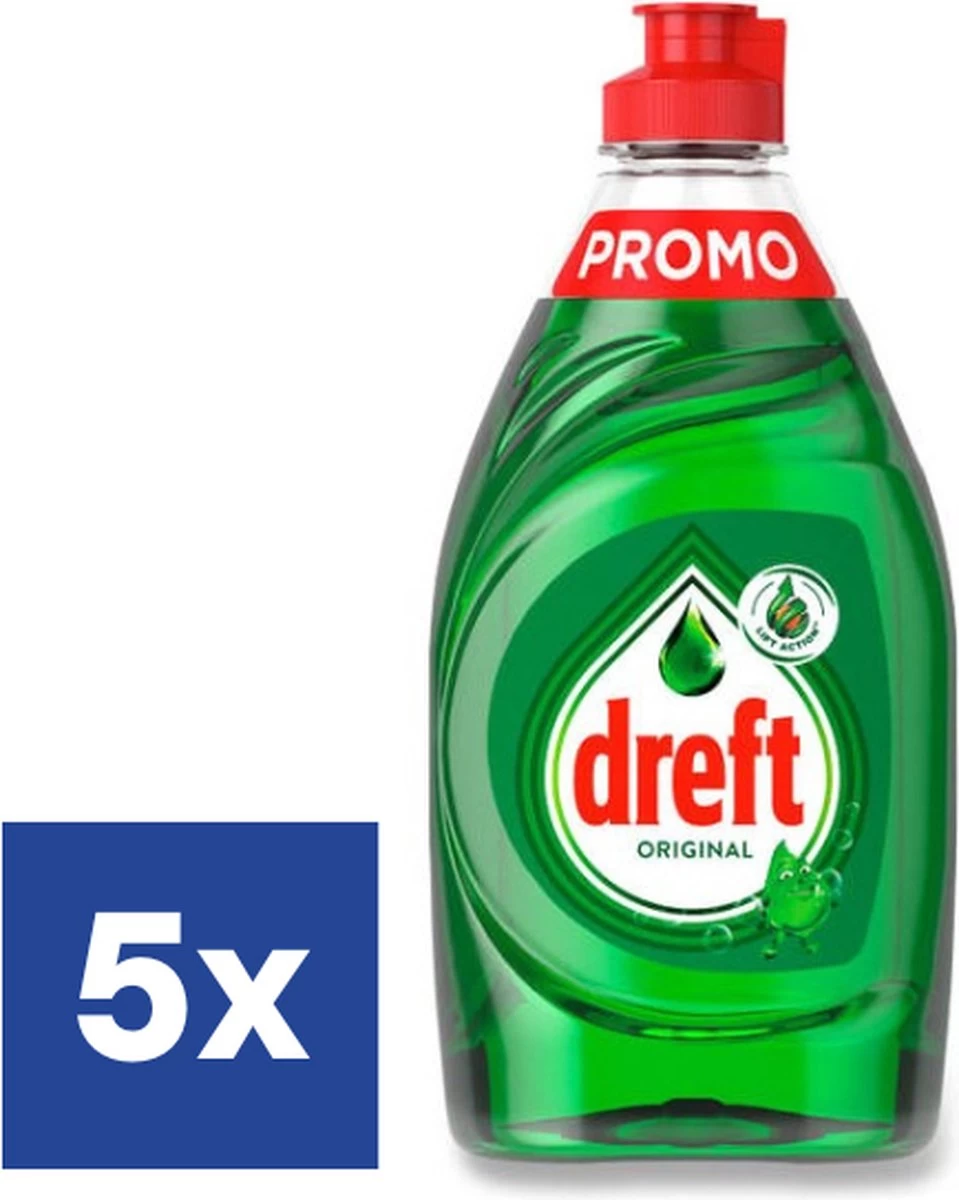 Dreft Original Afwasmiddel - 5 X 330 Ml 3 Dreft Original Afwasmiddel - 5 X 330 Ml